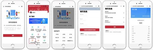 高考查分使用國(guó)家政務(wù)服務(wù)平臺(tái)微信小程序、微信搜一搜一站搞定